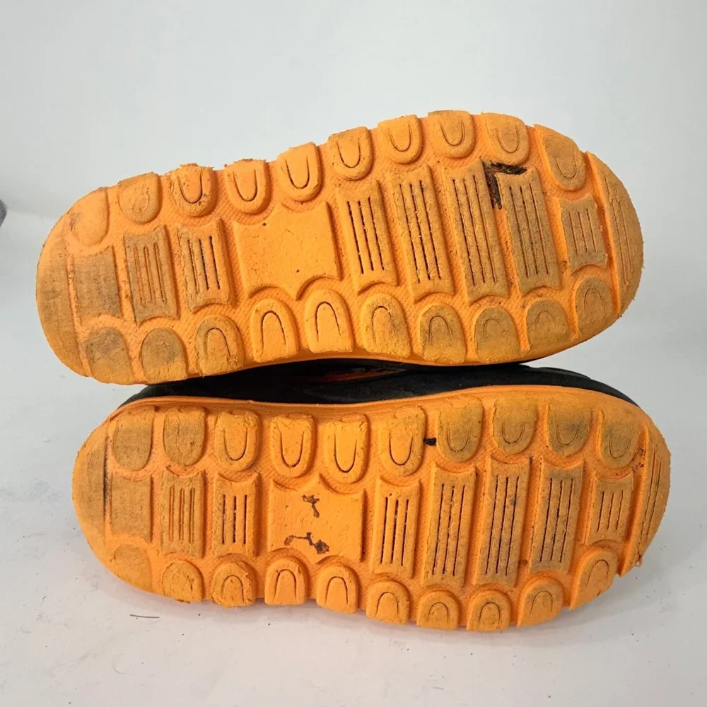 Kids Black Grey Orange Insulated Snow Boots Size 9 552370741 WMBTOT4490000-0814